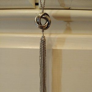 Silver Knot Necklace